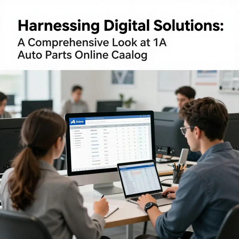 A snapshot of the user-friendly 1A Auto Parts online catalog interface showcasing various categories.