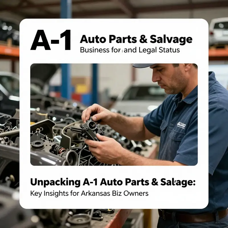 The exterior view of A-1 Auto Parts & Salvage showcasing their vast outdoor lot and signage.