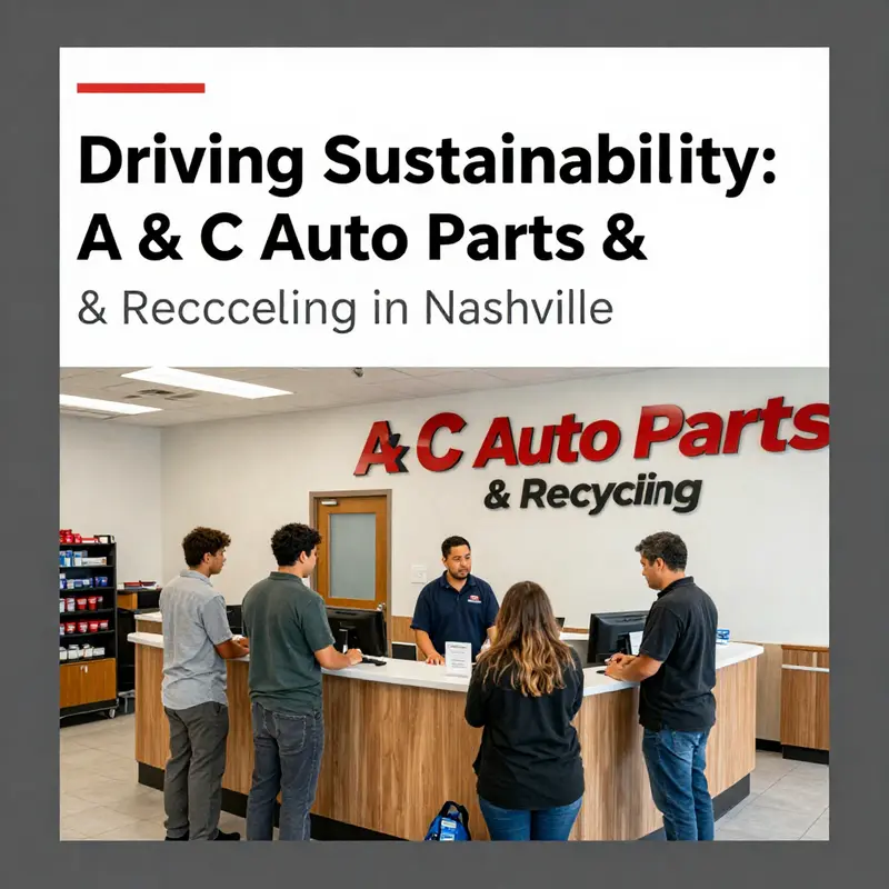 A view of A & C Auto Parts & Recycling showcasing their diverse range of services and offerings.