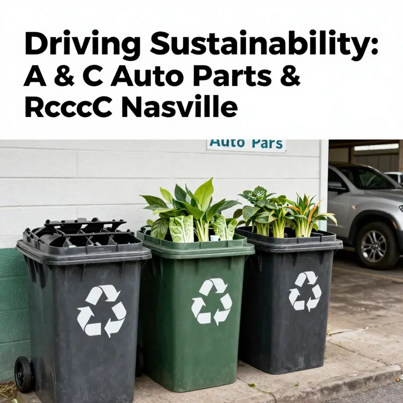 A view of A & C Auto Parts & Recycling showcasing their diverse range of services and offerings.