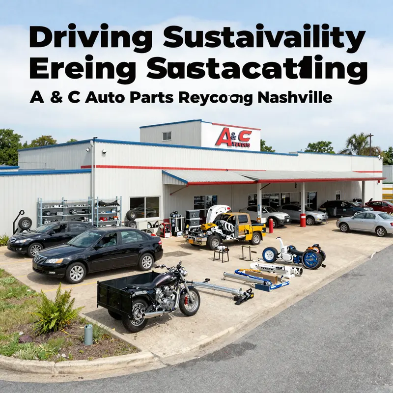 A view of A & C Auto Parts & Recycling showcasing their diverse range of services and offerings.