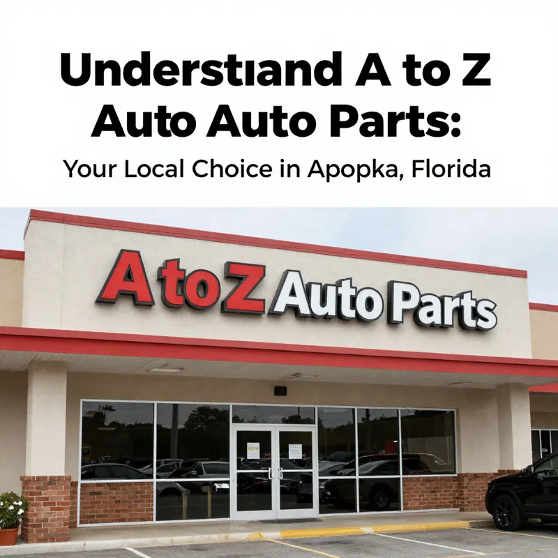 A comprehensive overview of the operational setup at A to Z Auto Parts in Apopka, Florida.