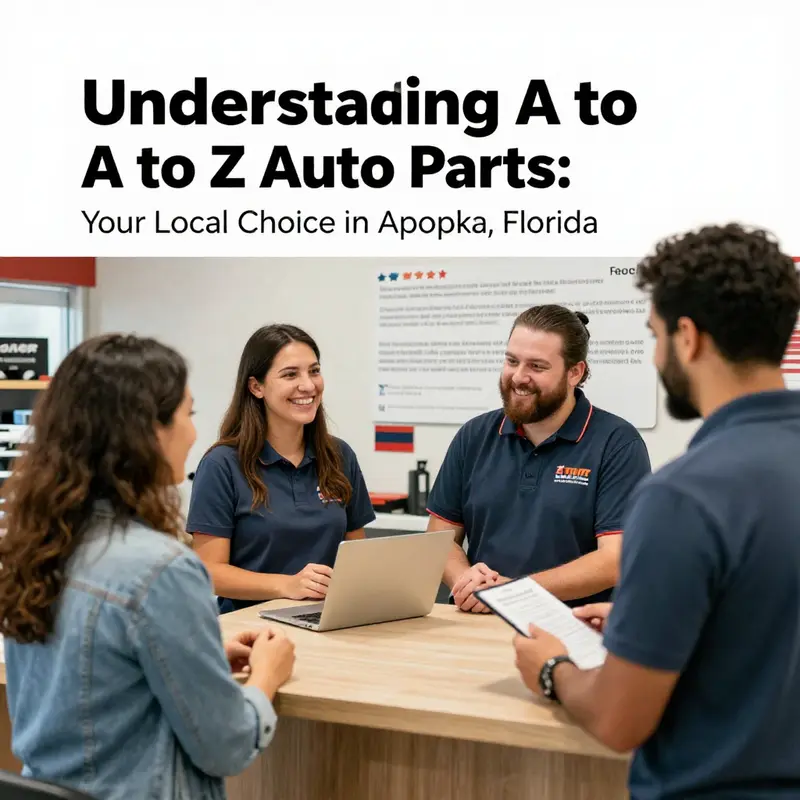 A comprehensive overview of the operational setup at A to Z Auto Parts in Apopka, Florida.