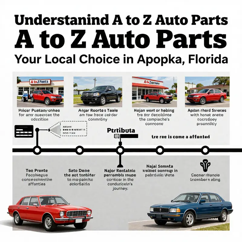 A comprehensive overview of the operational setup at A to Z Auto Parts in Apopka, Florida.