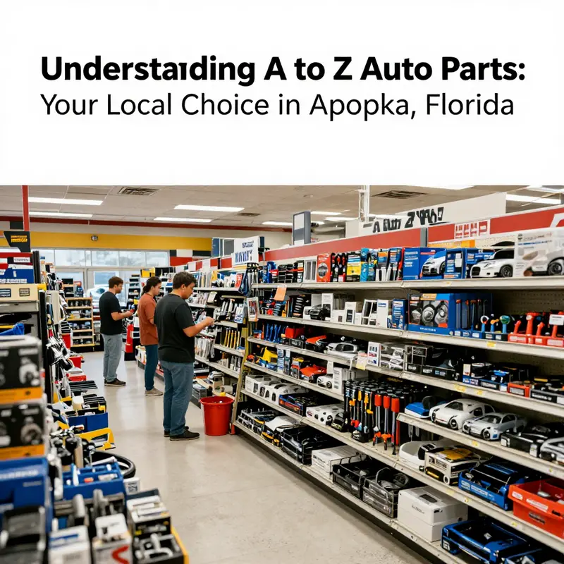 A comprehensive overview of the operational setup at A to Z Auto Parts in Apopka, Florida.