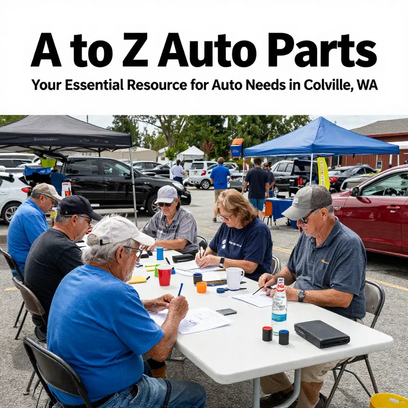 A comprehensive display of auto parts available at A to Z Auto Parts in Colville, WA.
