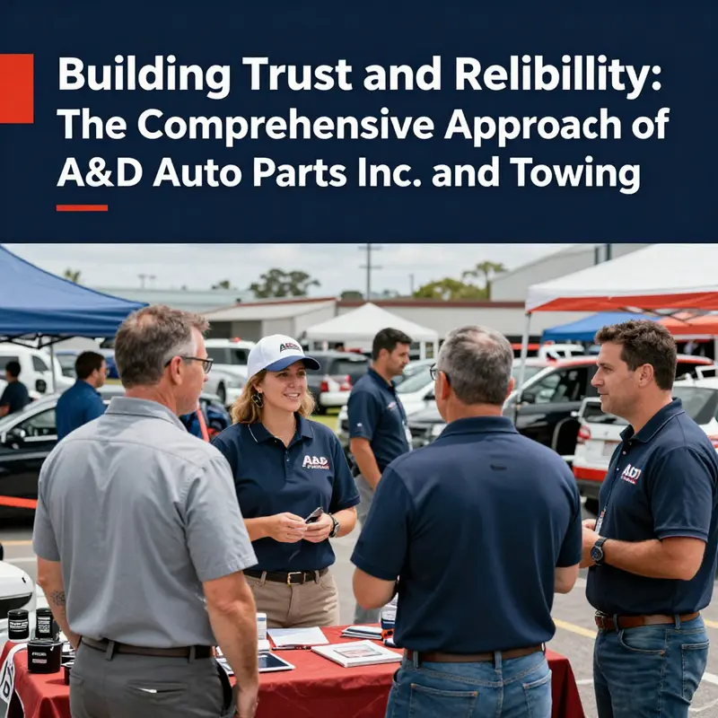 A&D Auto Parts Inc. and Towing: A reliable partner for all automotive parts and towing services.