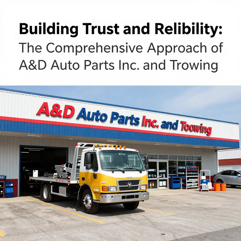 A&D Auto Parts Inc. and Towing: A reliable partner for all automotive parts and towing services.