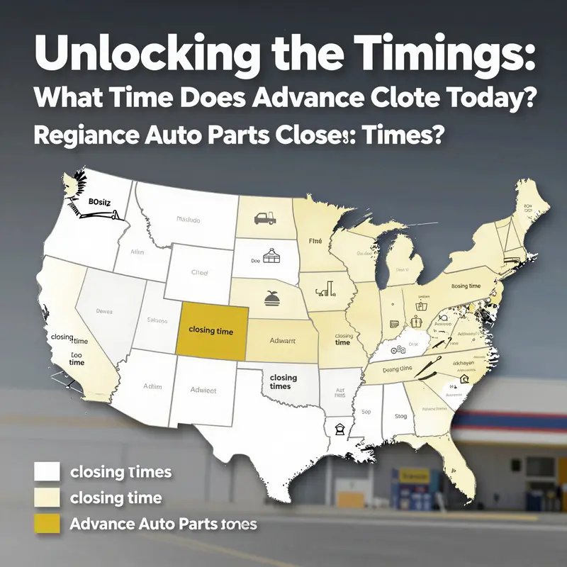 Understanding the general closing hours for Advance Auto Parts.