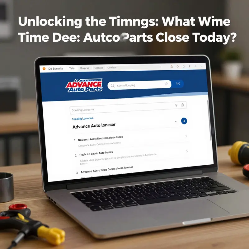 Understanding the general closing hours for Advance Auto Parts.