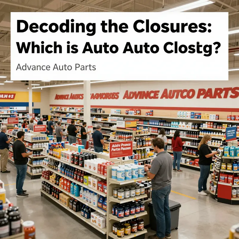 A lively Advance Auto Parts store scene depicting customers shopping and interacting with staff.