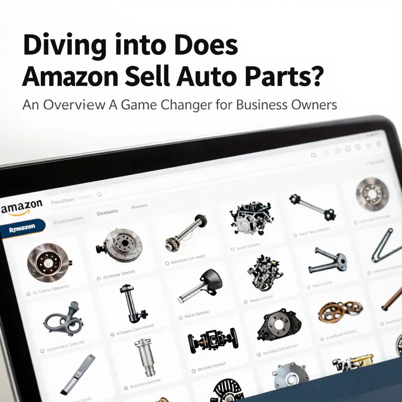 Overview of auto parts available on Amazon, highlighting diversity in product offerings.