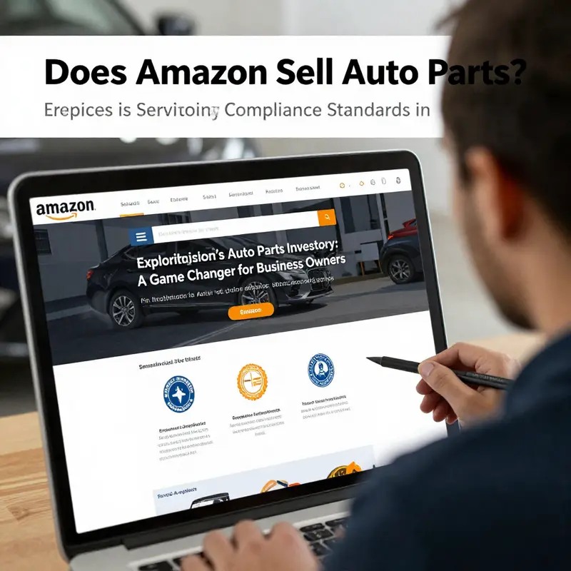 Overview of auto parts available on Amazon, highlighting diversity in product offerings.