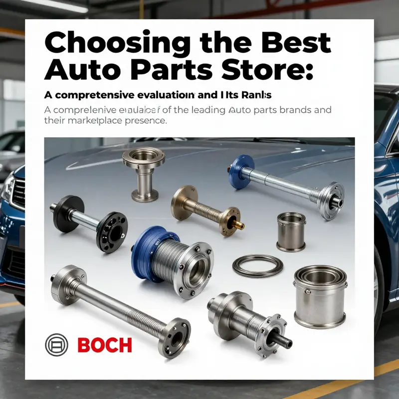 A collage of premium auto parts from industry-leading brands.