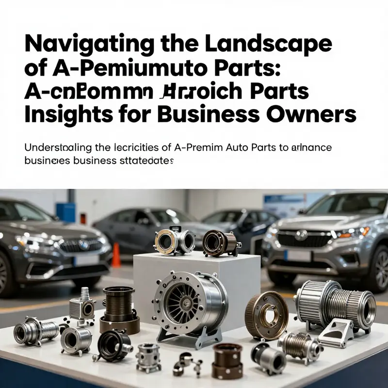 Colorful depiction of the automotive aftermarket landscape with diverse auto parts.
