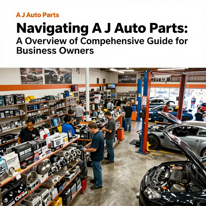 A vibrant California auto parts store reflecting the active business environment of A J Auto Parts.