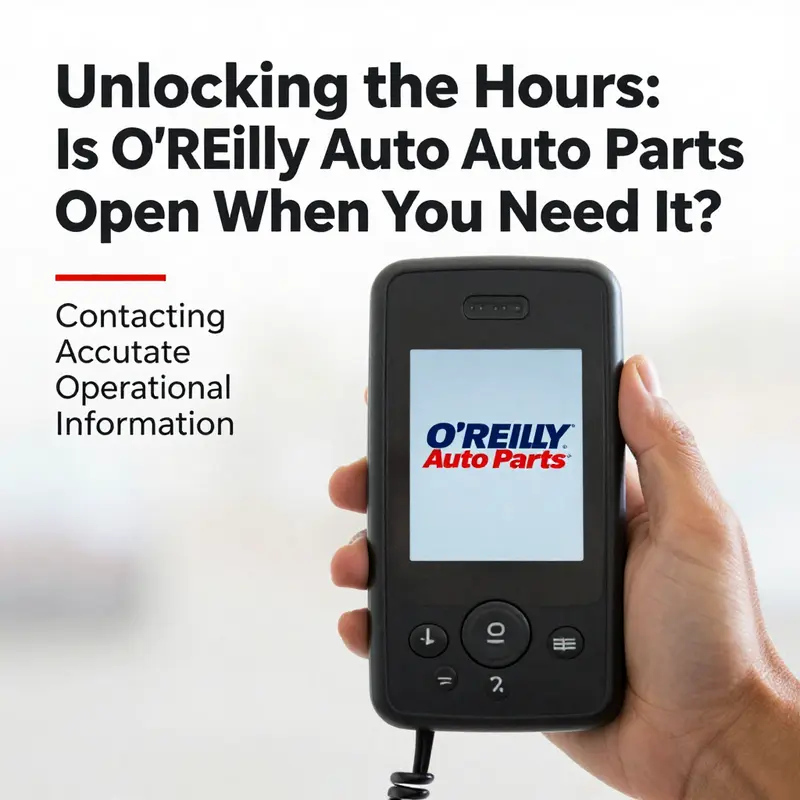 O’Reilly Auto Parts store exterior with open sign, highlighting their operational hours.