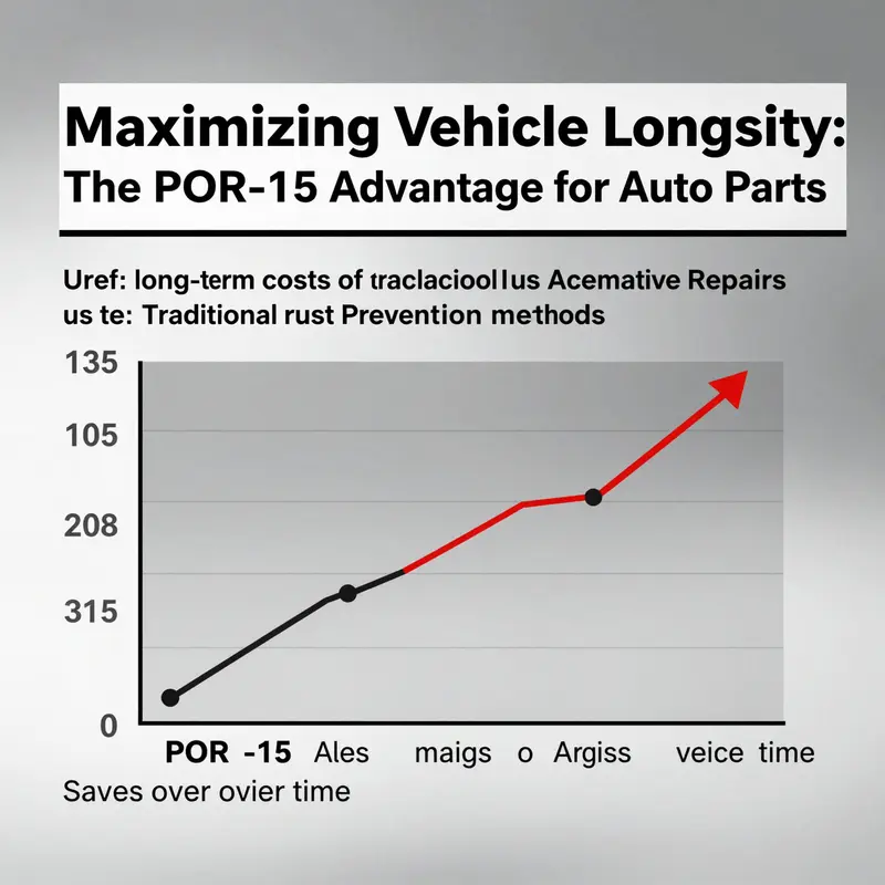 A technician applying POR-15 to a rusted metal automotive part, illustrating its practical application.