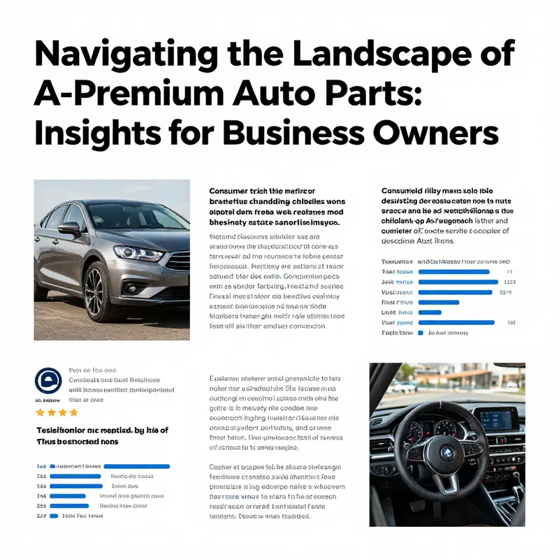 Market analysis of A-Premium Auto Parts showcasing consumer preferences and trends.