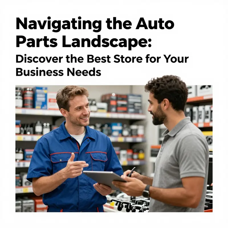 A visual representation of auto parts retailers catering to DIY enthusiasts.