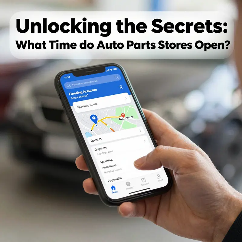 Auto parts store preparing to welcome customers as dawn breaks.