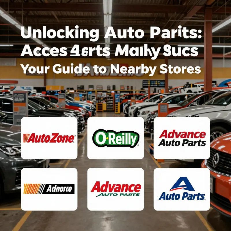 Utilizing mapping services to locate auto parts stores nearby.