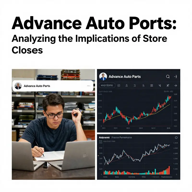 A closed Advance Auto Parts store highlights the growing trend of retail shutdowns.