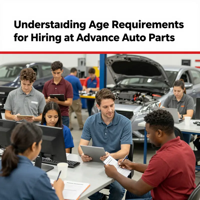 A diverse team of employees at Advance Auto Parts, showcasing the company’s inclusive hiring practices.