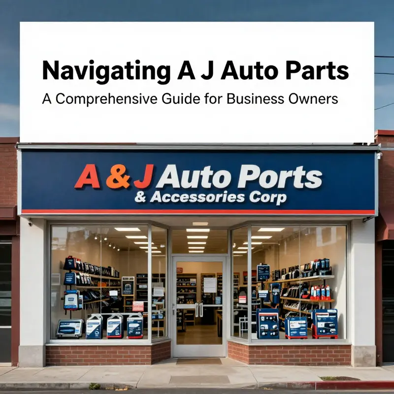 A vibrant California auto parts store reflecting the active business environment of A J Auto Parts.
