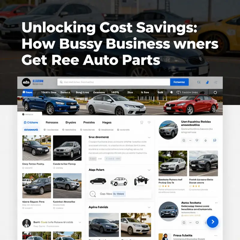 A glimpse into a local auto repair shop where business owners can inquire about free or donated parts.