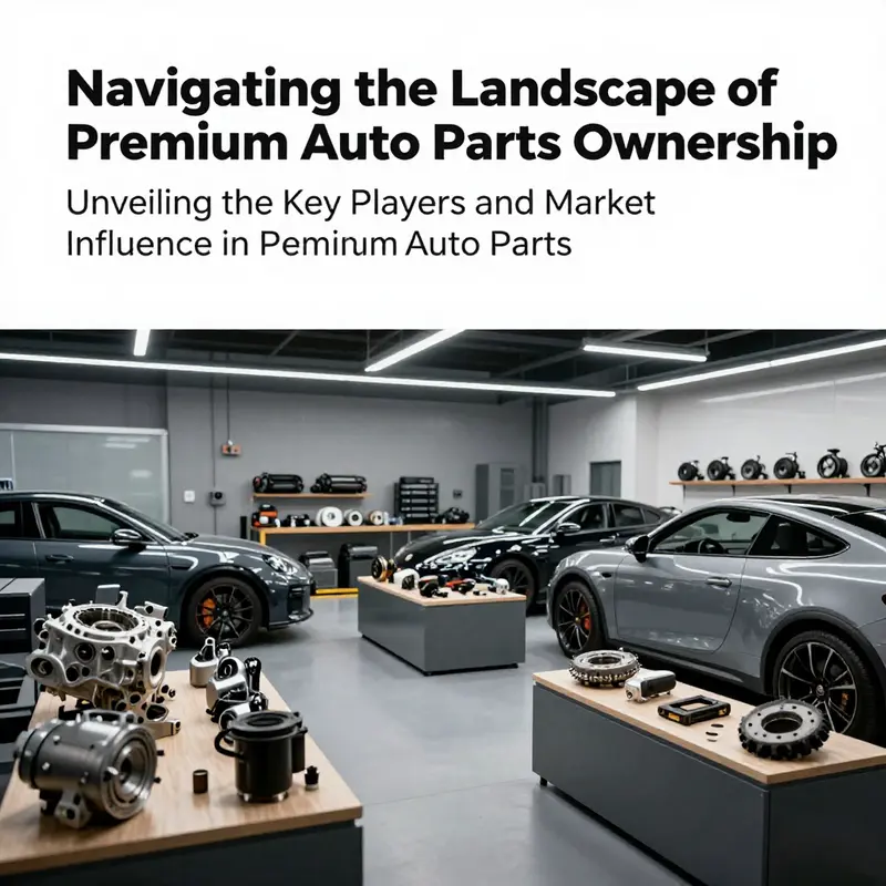 Modern automotive workshop filled with high-quality premium auto parts, highlighting the industry's focus on excellence.