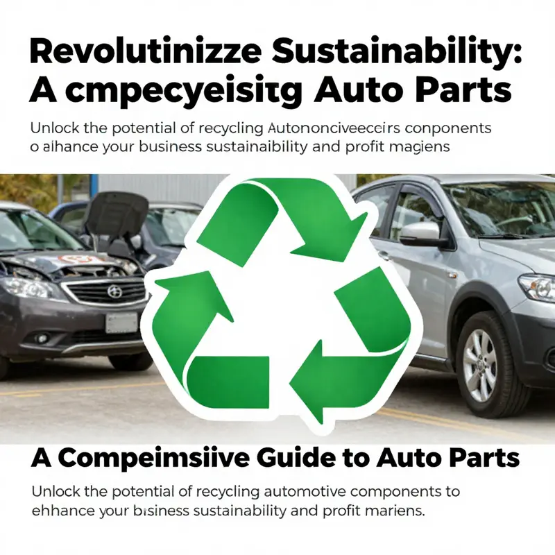 An image highlighting sustainability practices in automotive recycling.