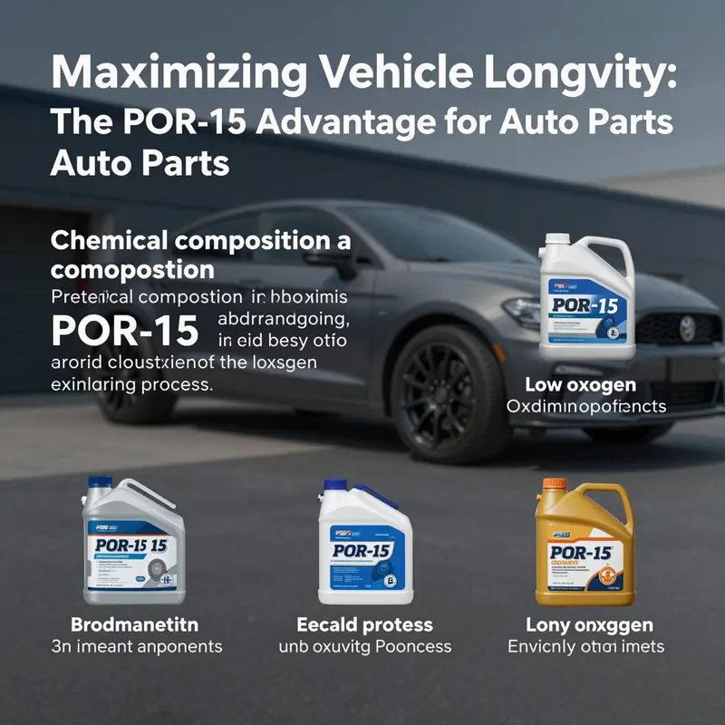 A technician applying POR-15 to a rusted metal automotive part, illustrating its practical application.