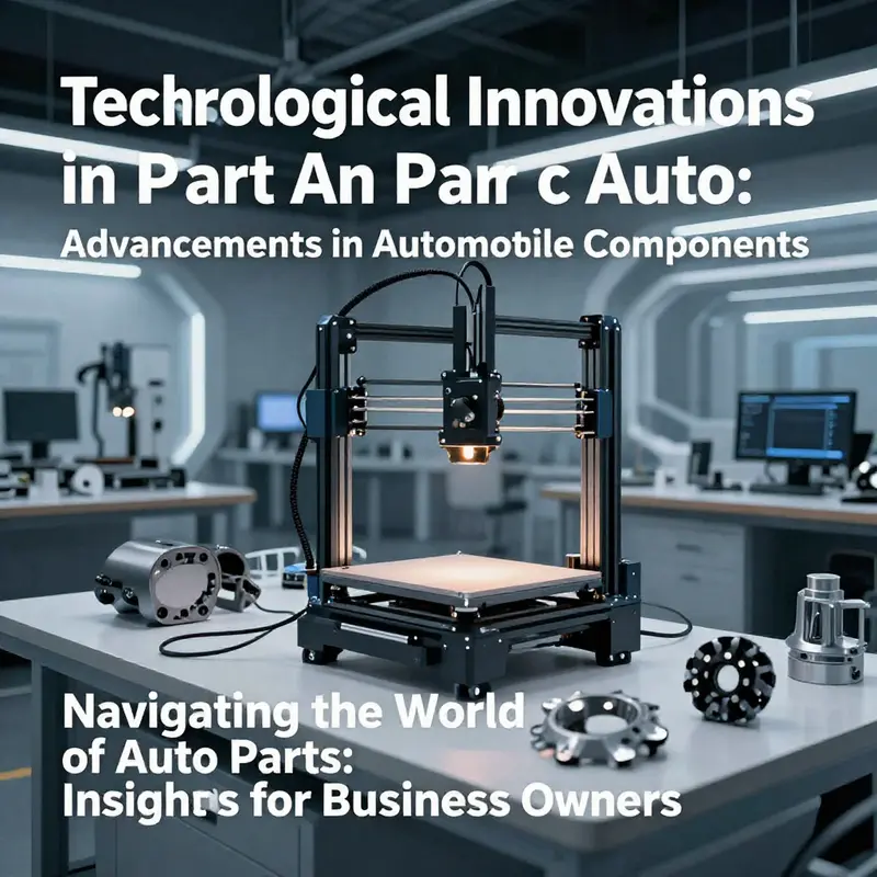 An infographic showcasing the different types of auto parts essential for vehicle functionality.