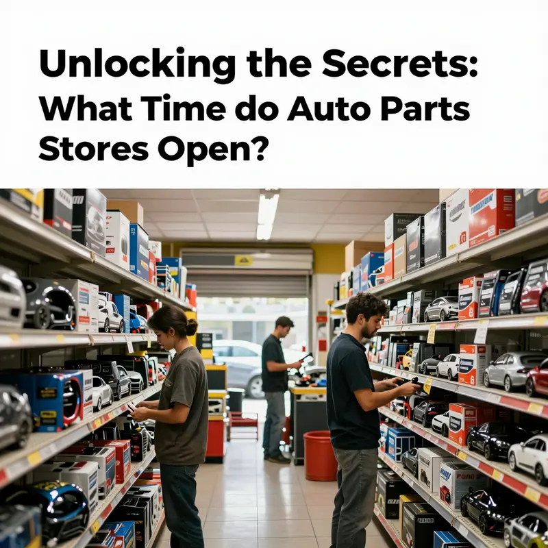 Auto parts store preparing to welcome customers as dawn breaks.