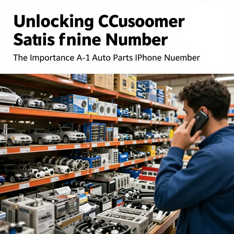 A focus on customer communication at A-1 Auto Parts with an inviting storefront image.