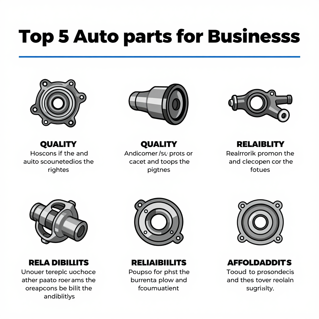 Top 5 Auto Parts Graphic