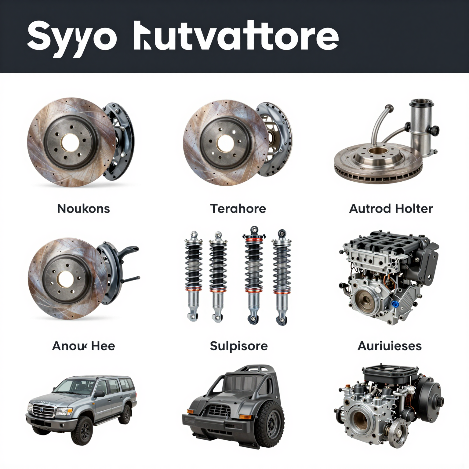 Various Auto and Truck Parts Categories