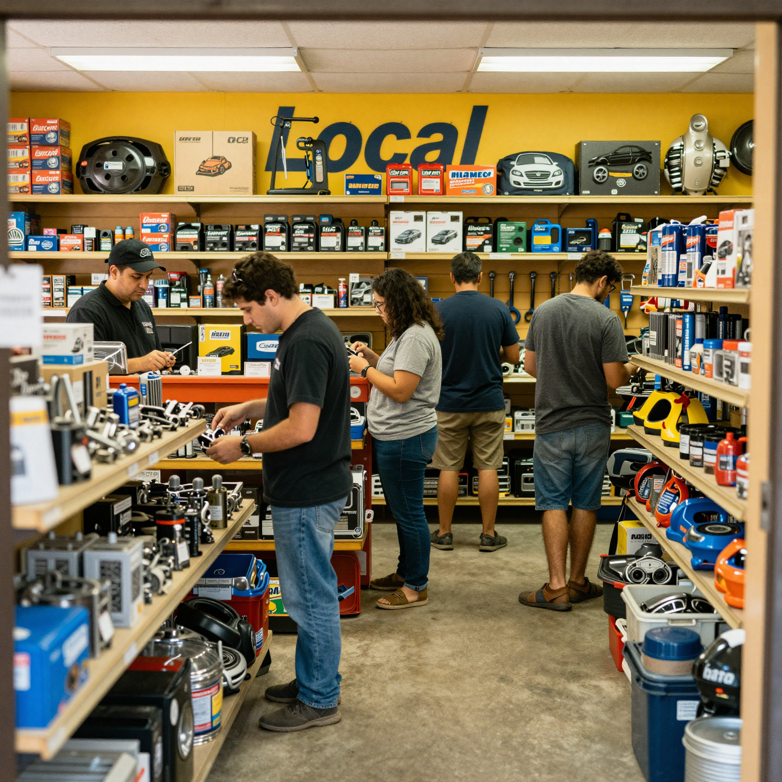 Local auto parts store