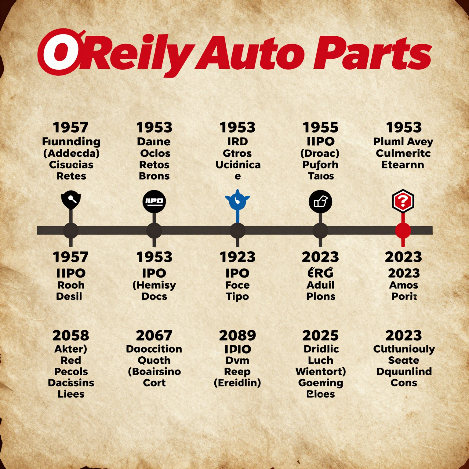 O'Reilly Auto Parts Ownership Timeline