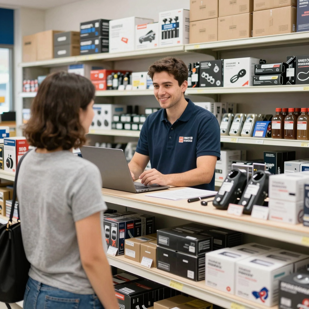 image showing A Line Auto Parts store interiors