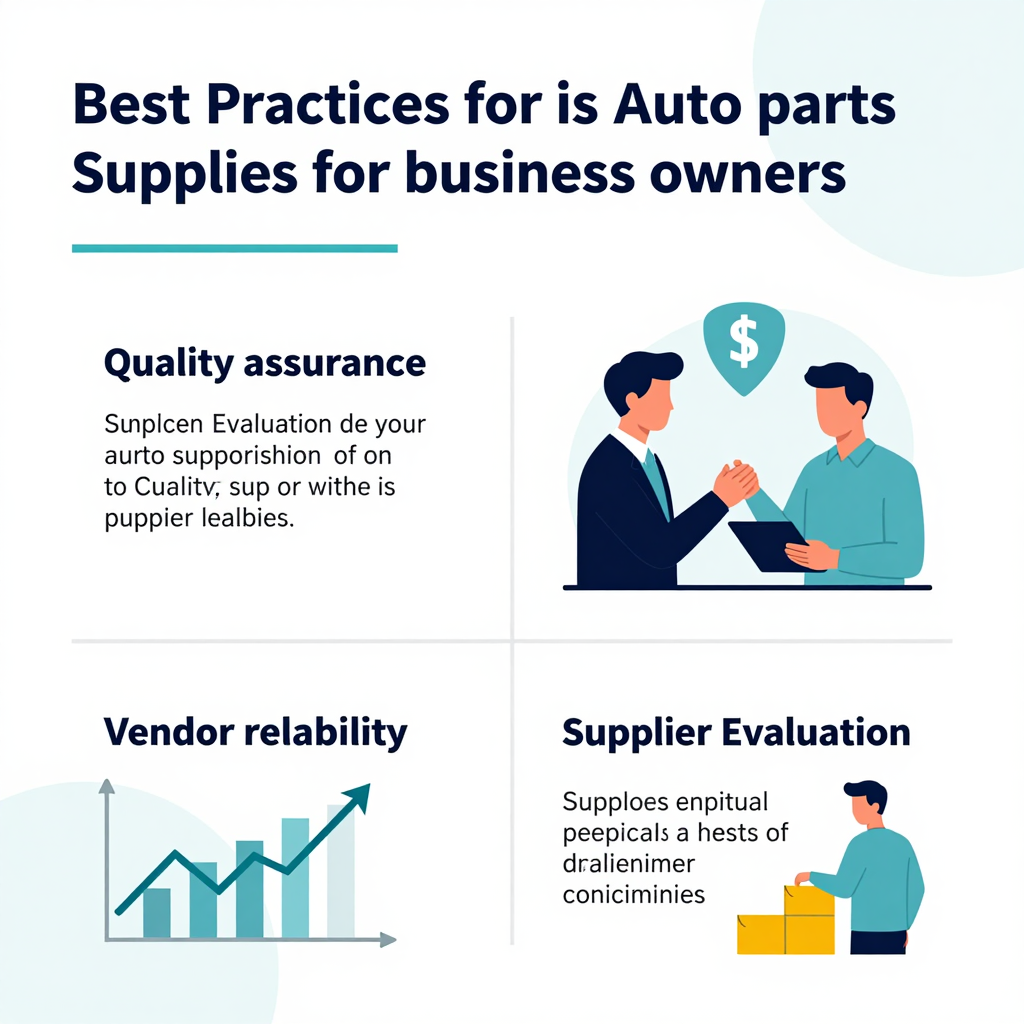 Best Practices for Selecting Auto Parts Suppliers