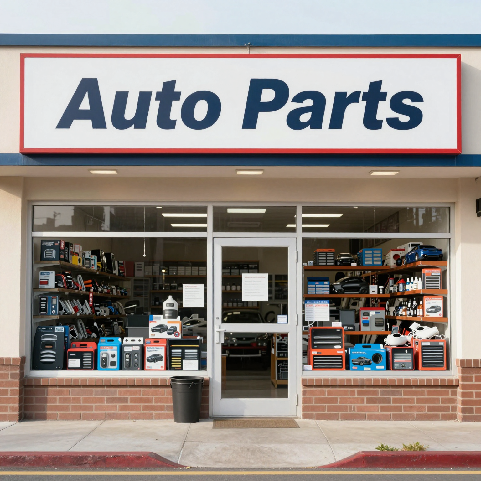 Auto Parts Store Exterior