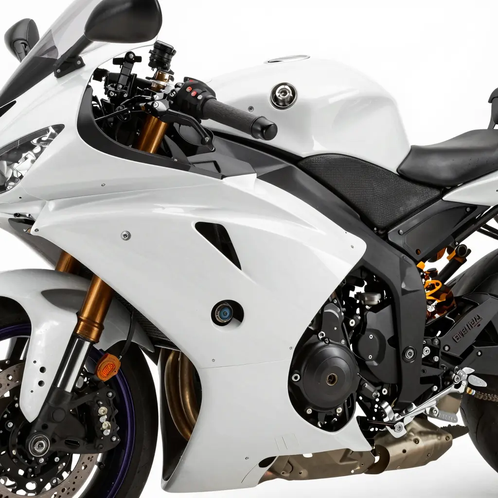 2009 Yamaha R6 with OEM Fairing Bolt Kit