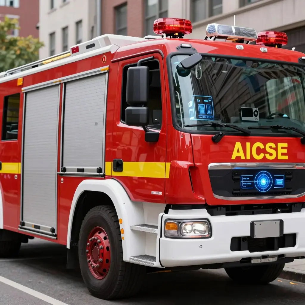 Modern Fire Apparatus with Technology Integration